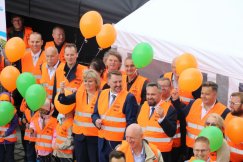 Baloniki, tort i orkiestra dęta. Święto na zakończenie rozbudowy ul. Cieszyńskiej - foto