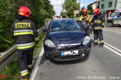 Samochodowe domino na Bielskiej. Pięć aut rozbitych - foto