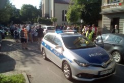 Policja zabezpiecza przemarsz pielgrzymów na Jasną Górę - foto