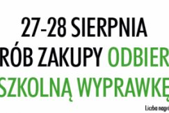 Odbierz wyprawkę szkolną w CH Sarni Stok. Upominki za zakupy na ostatnią chwilę