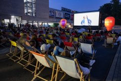 Kino w plenerze przy Gemini Park Bielsko-Biała