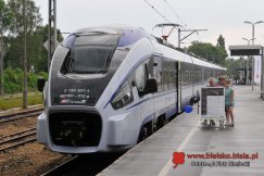 Postój w lesie i ponad trzy godziny opóźnienia. Podobno coś odpadło od lokomotywy