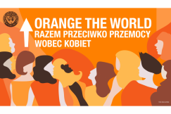 Most na Białej rozświetlony na pomarańczowo. Symbol ważnej akcji społecznej