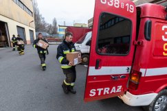 Dzięki strażakom OSP mają środki ochrony przed koronawirusem - foto