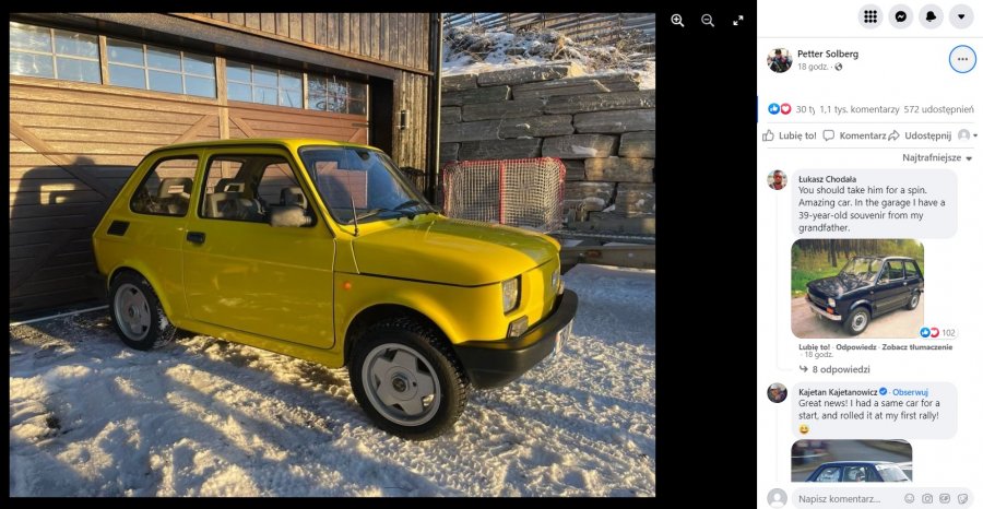 Cenny samochód z Bielska-Białej. Pochwalił się nim rajdowy mistrz świata z Norwegii - foto