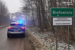 Naczelnik drogówki na granicy z Białorusią. Są tam też inni bielscy policjanci ZDJĘCIA