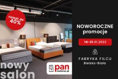 Noworoczne promocje w salonie Pan Materac w Bielsku-Białej!