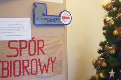 Akcja protestacyjna w bielskiej Thermie. Będzie ciepło w mieszkaniach? - foto