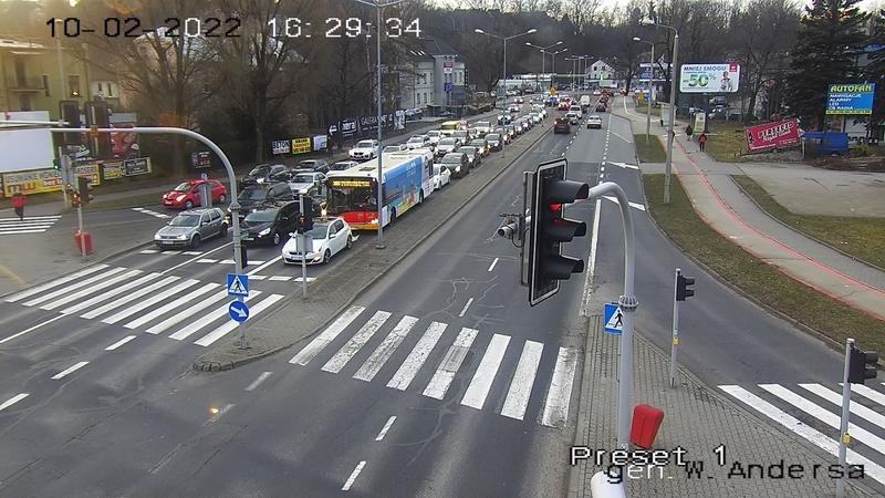 Najbardziej zatłoczone ulice i skrzyżowanie w Bielsku-Białej MAPA