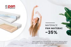 Materace Pan Materac taniej o 35 proc. w salonie w Bielsku-Białej!