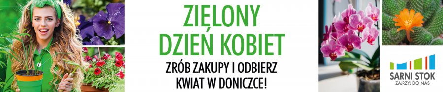 Dzień Kobiet w kwiatach. W CH Sarni Stok kwiaty doniczkowe w prezencie!
