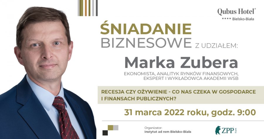 Znany ekonomista na śniadaniu w Bielsku-Białej. Można rezerwować miejsca przy stole!