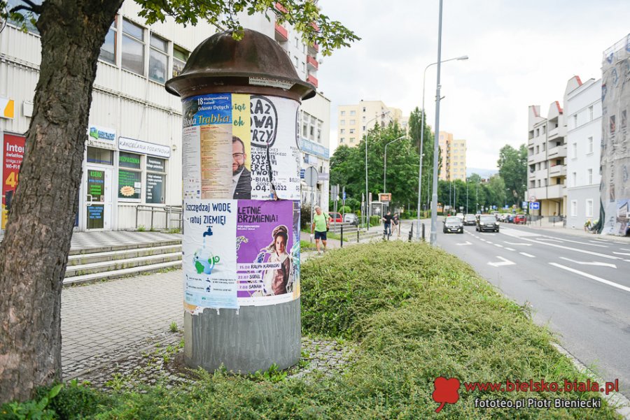 Nie ma dzierżawcy słupów. Może czas je zlikwidować i zasadzić zieleń?