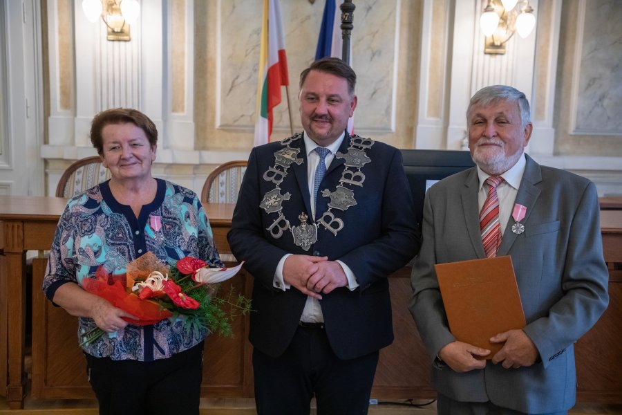 Złote gody w bielskim ratuszu. Spotkanie par z rekordowym stażem małżeńskim - foto