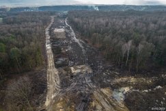 Zmiana planów wycinki pod budowę S1. Co z drzewami oznaczonymi na czerwono?