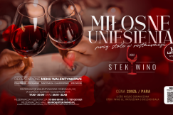 Miłosne uniesienia przy stole w Restauracji Stek i Wino