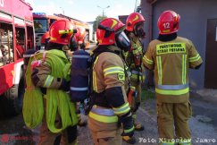 Pożar w zakładzie w Bielsku-Białej. Trzeba było ewakuować pracowników