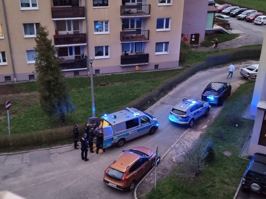 Brawurowa akcja policji w centrum osiedla. Schwytali i zakuli podejrzanego - foto