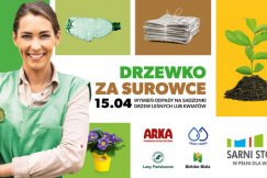 Drzewko i kwiaty za surowce wtórne! Świetna akcja w sobotę na Sarnim Stoku