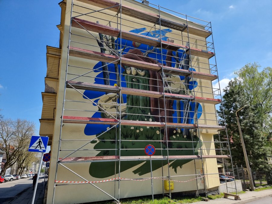 „Borowy” nabiera kolorów. Odsłonięcie nowego dzieła za kilkanaście dni - foto