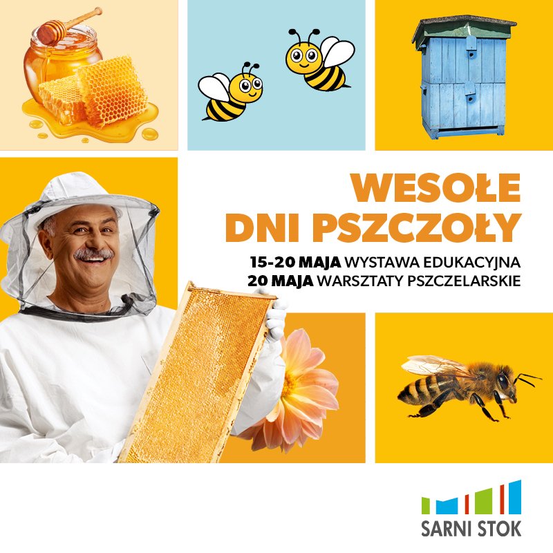 Wesołe Dni Pszczoły w centrum handlowym Sarni Stok! Weź udział w warsztatach