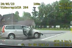 Pościg za złodziejem samochodów. Gnał 180 km/h pod wpływem narkotyków - film
