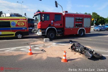Śmiertelny wypadek na Sarnim Stoku. Przegrana walka o życie motocyklisty - foto