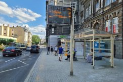 Peron ukończony. Muszą tylko wymienić tablicę, bo została uszkodzona - foto
