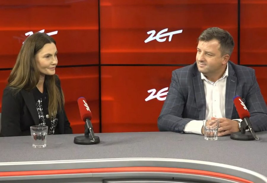 Miała problem z pytaniami dziennikarki. Ratował ją kandydat PiS z Bielska-Białej - foto