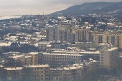 Na moment zrobiło się biało. Potem odwilż z opadami deszczu i silnym wiatrem - foto