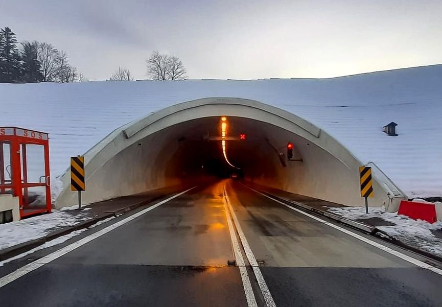 GDDKiA: tunel w Lalikach został naprawiony. Koniec objazdu na S1 - foto
