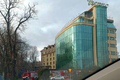Strażacy interweniowali w hotelu Vienna. Wszystko przez dezodorant - foto
