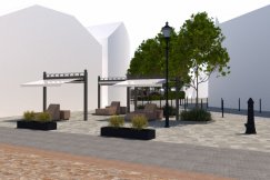 Plac przy deptaku do rewitalizacji. Projekt czekał na realizację od kilku lat WIZUALIZACJA
