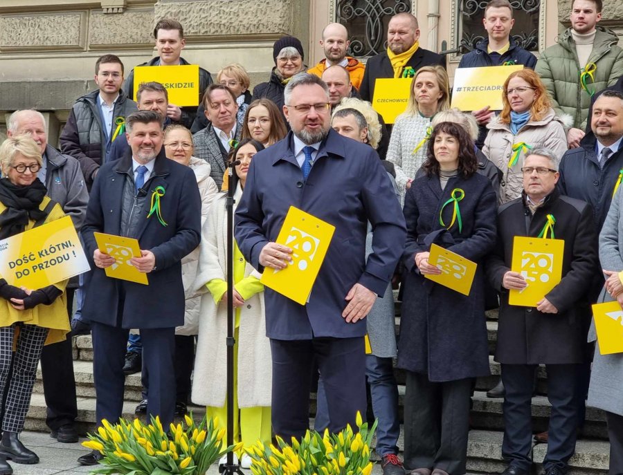 Trzecia Droga zaskoczyła. Przedstawili liderów list oraz kandydata na prezydenta Bielska-Białej