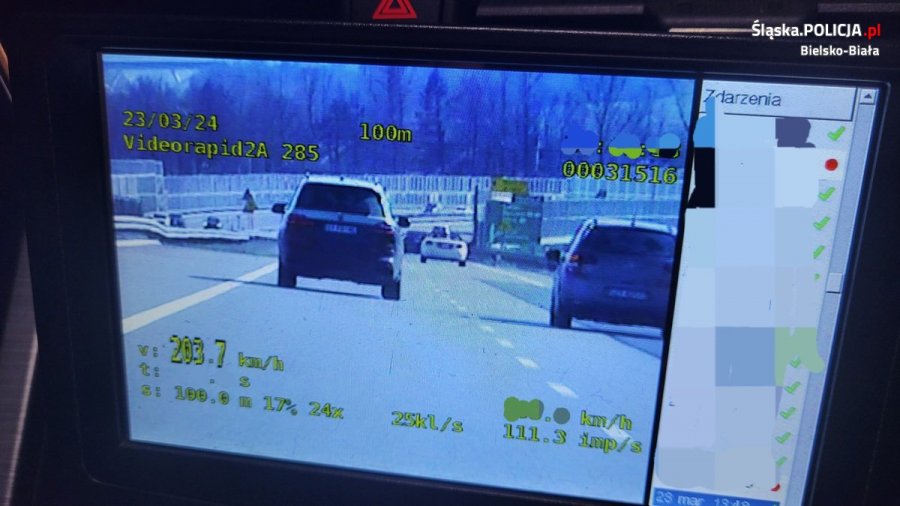 Pędził ponad 200 km/h na S1. Wyjątkowa bezmyślność kierowcy BMW - foto