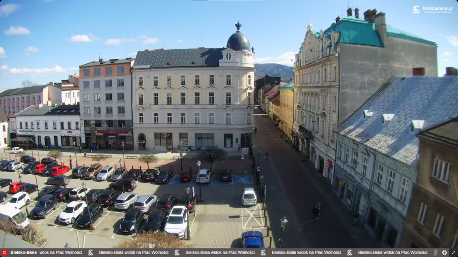 Kamerki internetowe w Bielsku-Białej. Podgląd na żywo na dwa miejskie place - foto