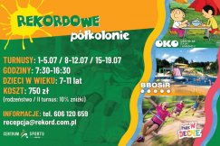 Półkolonie z Rekordem! To nie tylko zajęcia sportowe, ale także wiele innych atrakcji