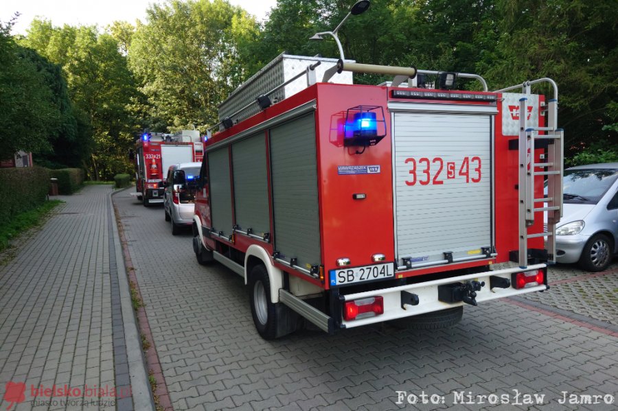Kobieta utknęła w windzie. Strażacy musieli siłowo otworzyć drzwi - foto