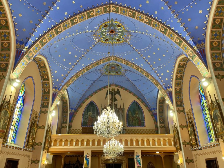 Zabytkowa polichromia znów zachwyca. Remont był możliwy dzięki ofiarności parafian - foto