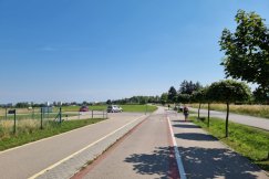 Niebezpieczne słupki i nielegalne parkowanie na lotnisku. Skończyło się poważnym złamaniem