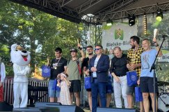 Prezydent i radni pojechali do Ustki. Promowali tam nową bielską atrakcję - foto