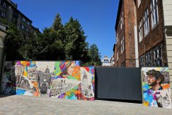 Remont zabytku zwieńczył piękny mural. Kamienicę kupiła rodzinna firma - foto
