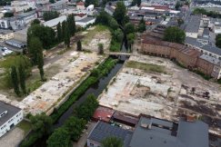 W miejscu dawnej fabryki powstaną bloki. Bulwar nad rzeką i nowa droga ze szpalerami drzew