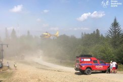 Tragedia na Szyndzielni. Nie udało się uratować życia młodego mężczyzny - foto