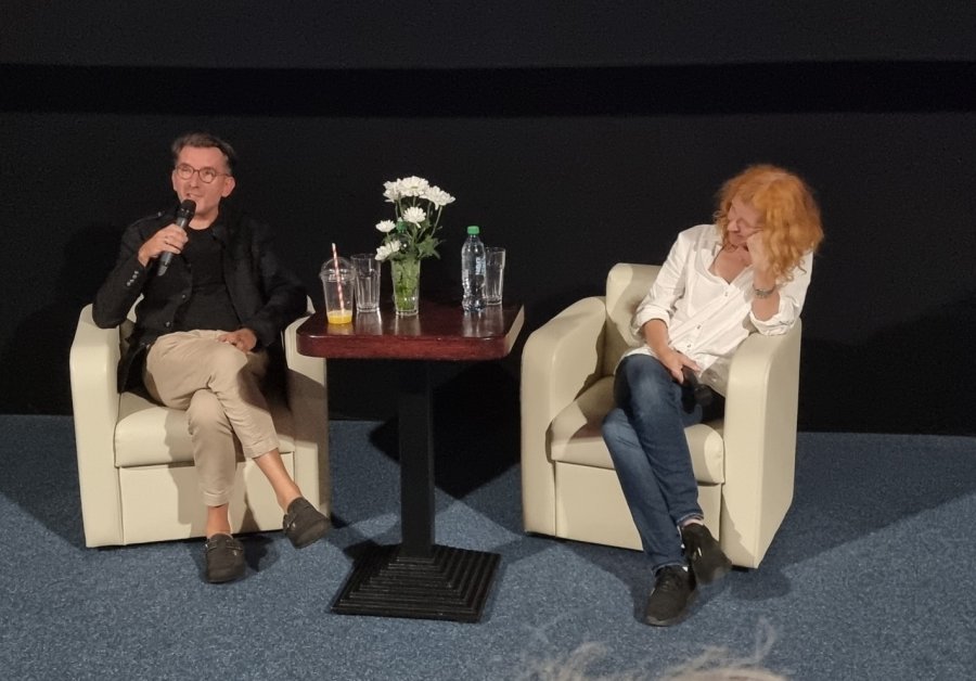 Głośna premiera w bielskim kinie. Odtwórca głównej roli opowiedział o swojej pracy - foto