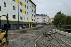 Elewacje gotowe, mieszkania wyposażane. Za rok osiedle będzie tętnić życiem - foto