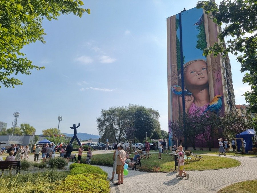 Odsłonili największy mural w mieście. Wszystkie atrakcje są za darmo ZDJĘCIA