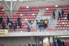 PZPN znów ukarał Podbeskidzie. To kara za burdy w trakcie derbów Bielska-Białej - foto