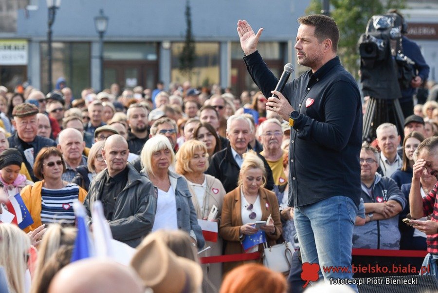 To początek kampanii prezydenckiej? Faworyt jutro przyjedzie do Bielska-Białej