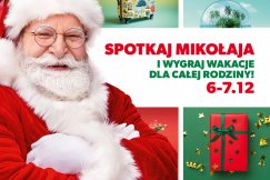 Mikołaj w Centrum Handlowym Sarni Stok. Wygraj wakacje dla całej rodziny!